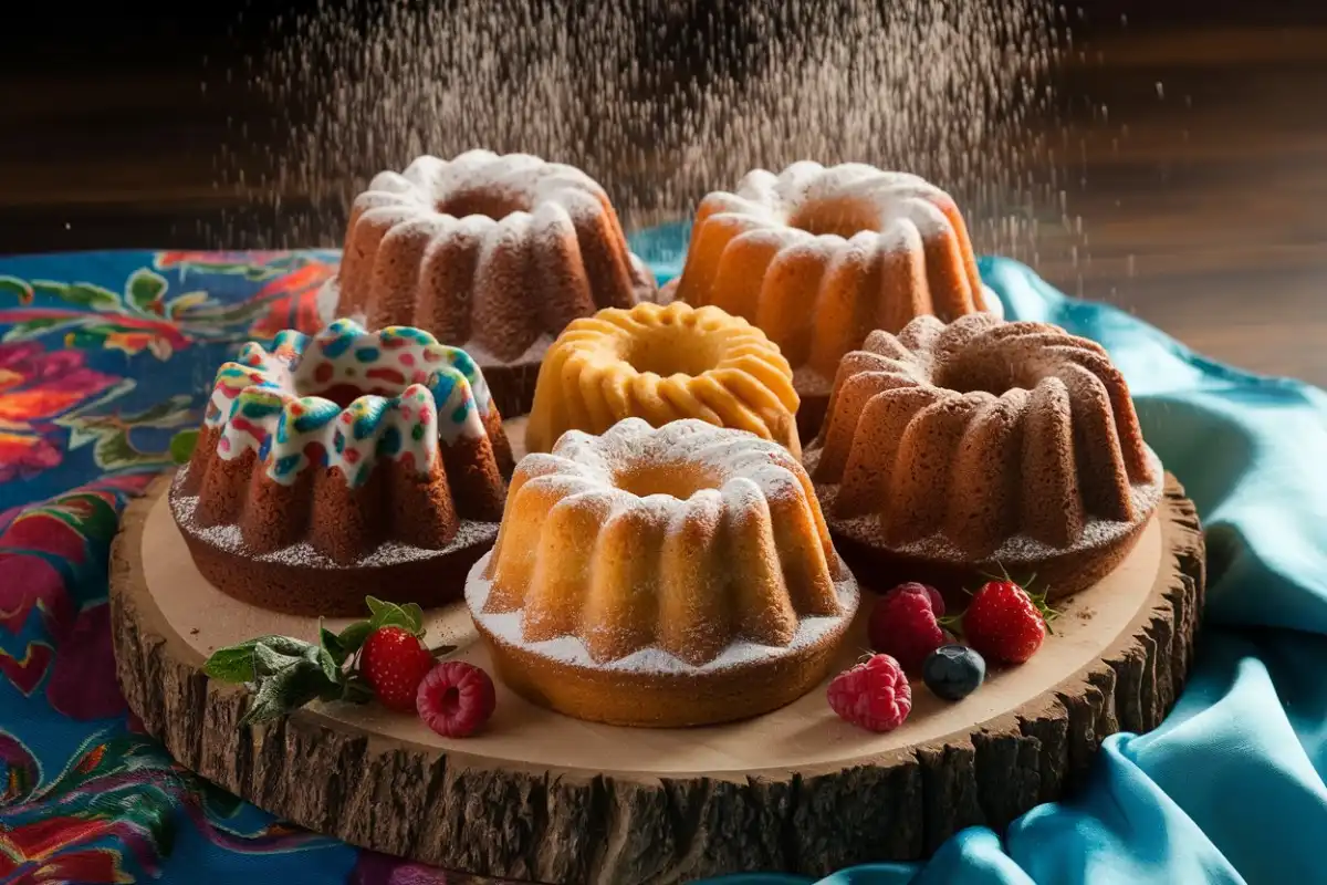 How do you package mini bundt cakes for a bake sale?