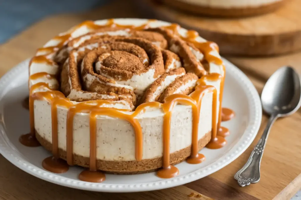 Cinnamon Roll Cheesecake Recipe